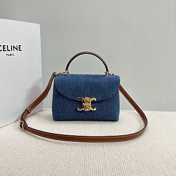 Celine Teen Nino Bag Denim-20.5x13x8cm