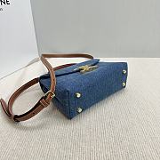Celine Teen Nino Bag Denim-20.5x13x8cm - 4