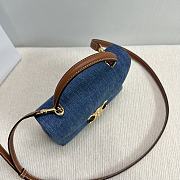 Celine Teen Nino Bag Denim-20.5x13x8cm - 5