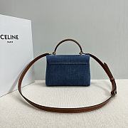 Celine Teen Nino Bag Denim-20.5x13x8cm - 2