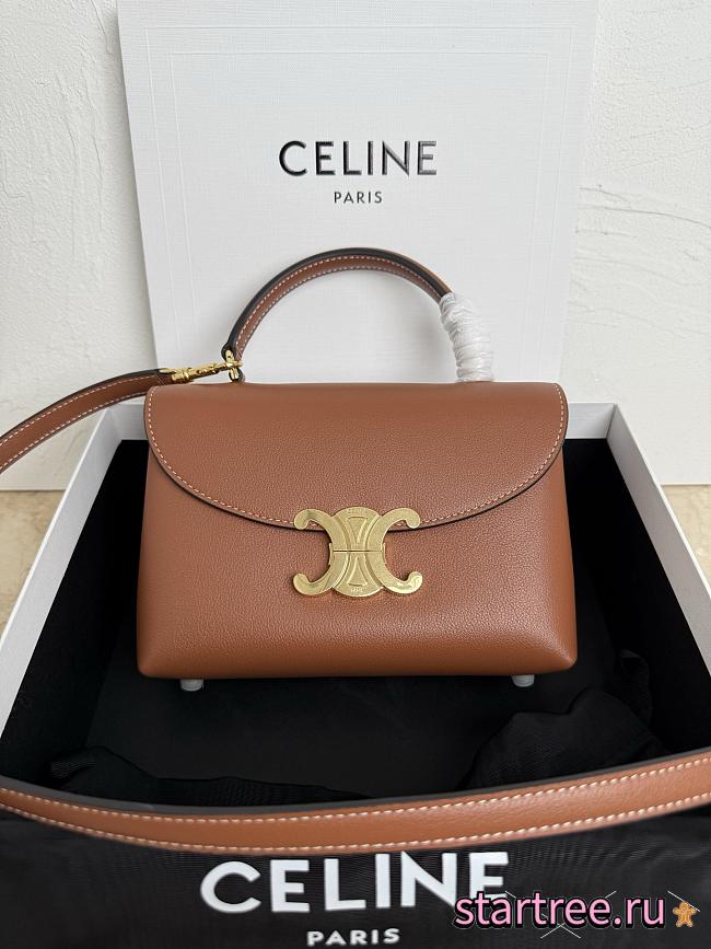 Celine Teen Nino Bag Brown-20.5x13x8cm - 1