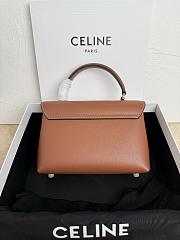 Celine Teen Nino Bag Brown-20.5x13x8cm - 4