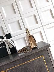 Chanel 26C Cruise Bag With Pearl handle Gold- 10.5*15*5.5cm - 3