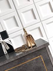 Chanel Small 26C Cruise Bag With Pearl handle Gold - 4