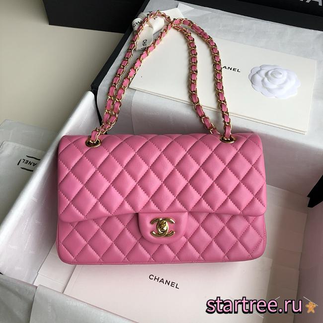 Chanel Classic Flap Lambskin Bag Gold Hardware-25cm - 1