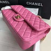 Chanel Classic Flap Lambskin Bag Gold Hardware-25cm - 4