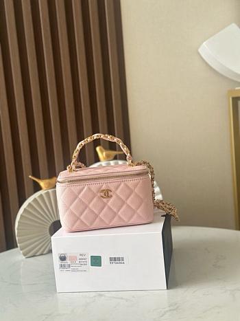 Chanel 25B Small Top Handle Vanity Case Calfskin-17cm