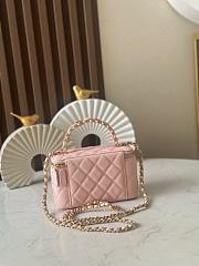 Chanel 25B Small Top Handle Vanity Case Calfskin-17cm - 6