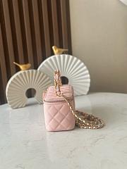 Chanel 25B Small Top Handle Vanity Case Calfskin-17cm - 4
