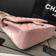 Chanel Classic Flap Lambskin Bag Gold Hardware Pink-25cm - 4
