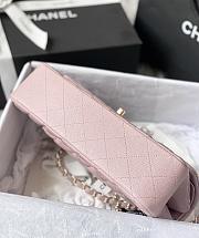 Chanel Classic Flap Caviar Bag Gold Hardware Pink-25cm - 4