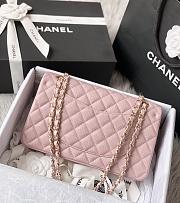 Chanel Classic Flap Caviar Bag Gold Hardware Pink-25cm - 3