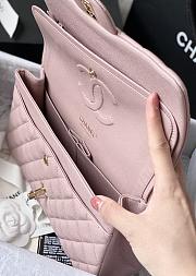 Chanel Classic Flap Caviar Bag Gold Hardware Pink-25cm - 2