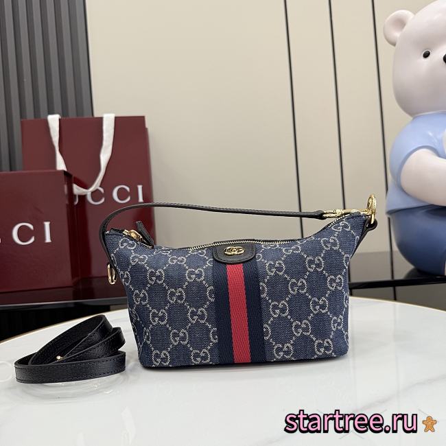 Gucci Vanity mini top handle bag Denim-19x10x9cm - 1