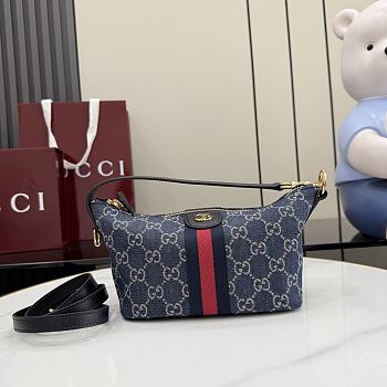 Gucci Vanity mini top handle bag Denim-19x10x9cm