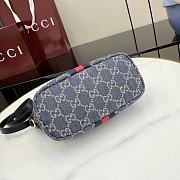 Gucci Vanity mini top handle bag Denim-19x10x9cm - 2