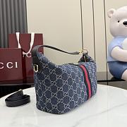 Gucci Vanity medium top handle bag Denim-27.5cm x 13cm x 14.5cm - 5