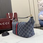 Gucci Vanity medium top handle bag Denim-27.5cm x 13cm x 14.5cm - 3