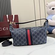 Gucci Vanity medium top handle bag Denim-27.5cm x 13cm x 14.5cm - 2