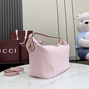 Gucci Vanity medium top handle bag Pink-27.5cm x 13cm x 14.5cm - 4
