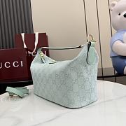 Gucci Vanity medium top handle bag Green-27.5cm x 13cm x 14.5cm  - 4