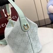 Gucci Vanity medium top handle bag Green-27.5cm x 13cm x 14.5cm  - 2