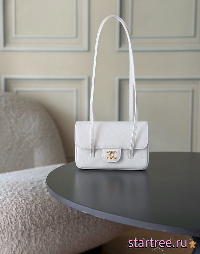 Chanel Pretty Coco Clutch with leather strap White-22*16*6cm - 1