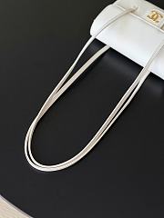 Chanel Pretty Coco Clutch with leather strap White-11.5*17*5cm - 3