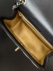 Chanel 23C Classic mini flap Lamskin Black-12*18*7cm - 5