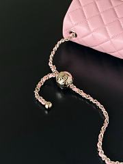 Chanel 23C Classic mini flap Lamskin Pink-12*18*7cm - 2