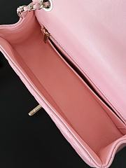Chanel 23C Classic mini flap Lambskin Pink-13*20*7cm - 2