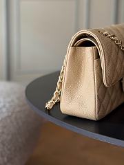 Chanel Small Classic Double Flap Caviar Gold Hardware-23cm - 2