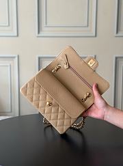 Chanel Small Classic Double Flap Caviar Gold Hardware-23cm - 4