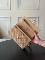 Chanel Small Classic Double Flap Caviar Gold Hardware-23cm - 5