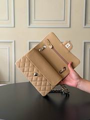 Chanel Small Classic Double Flap Caviar Silver Hardware-23cm - 2