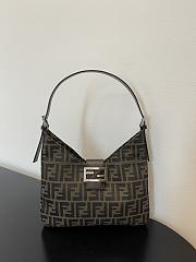 Fendi Vintage Croissant Sliver Hardware-29*25*4cm - 1