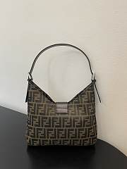 Fendi Vintage Croissant Sliver Hardware-29*25*4cm - 2