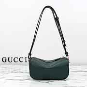 Gucci Half Horsebit mini bag Green Leather-19.5*10*8cm - 1