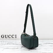 Gucci Half Horsebit mini bag Green Leather-19.5*10*8cm - 4