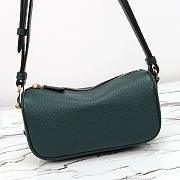 Gucci Half Horsebit mini bag Green Leather-19.5*10*8cm - 3