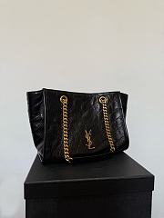 YSL Sanit Lauren NIKI Vintage Leather Small Shopping Bag-25 x 19 x 10 cm - 5