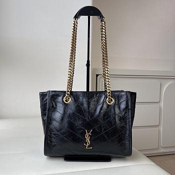 YSL Sanit Lauren NIKI Vintage Leather Small Shopping Bag-25 x 19 x 10 cm