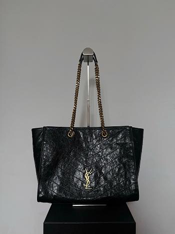 YSL Saint Lauren NIKI Vintage Leather Shopping Bag- 33 x 27 x 14 cm