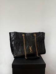 YSL Saint Lauren NIKI Vintage Leather Shopping Bag- 33 x 27 x 14 cm - 4