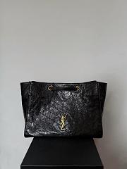 YSL Saint Lauren NIKI Vintage Leather Shopping Bag- 33 x 27 x 14 cm - 3