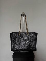YSL Saint Lauren NIKI Vintage Leather Shopping Bag- 33 x 27 x 14 cm - 2