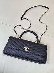 Chanel Maxi Flap Bag With Top Handle-30*13*6cm - 2