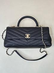 Chanel Maxi Flap Bag With Top Handle-30*13*6cm - 3