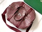 Goyard Barrel Travel Bag Dark Red-40cm - 3