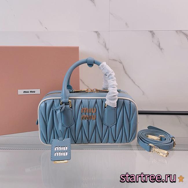 MiuMiu Arcadie matelassé Nappa leather handbag 001-22*10.5*7.5cm - 1